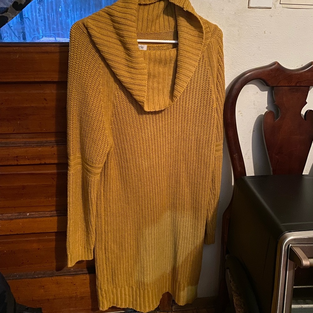 A Beautiful Yellow Sweater Dress!!